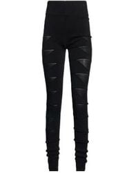 Rick Owens - Solid-Color Knitted Leggings - Lyst