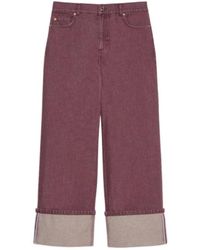 iBlues - Cuffed Jeans - Lyst