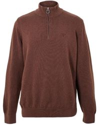 Barbour - Half-Zip Knit Sweater - Lyst