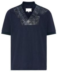 Maison Margiela - Taped V-Neck T-Shirt - Lyst