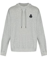 Isabel Marant - Merone Drawstring Logo Sweatshirt - Lyst