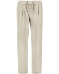 Herno - Resort Pleated Drawstring Trousers - Lyst