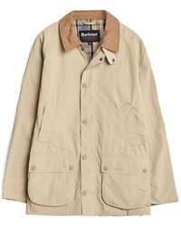 Barbour - Logo Embroidered Long Sleeved Jacket - Lyst