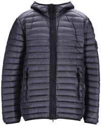 Stone Island - Zip-Up Puffer Jacket - Lyst