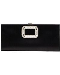 Roger Vivier - Buckle Embellished Clutch Bag - Lyst