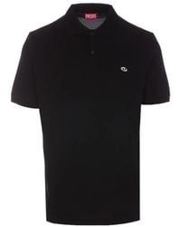 DIESEL - T-Rejust-Doval-Pj Logo Patch Polo Shirt - Lyst