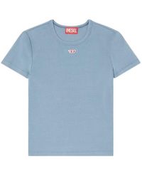 DIESEL - T-Ele-Long-D Crewneck T-Shirt - Lyst