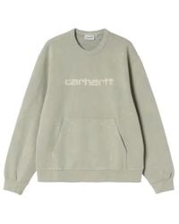Carhartt - Logo-Print Paint-Splatter Sweatshirt - Lyst
