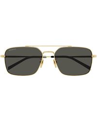 Gucci - Eyewear Specialized Fit Rectangular Sunglasses - Lyst