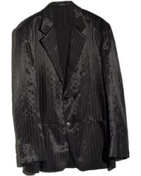 Gucci - Pinstripe Wool Silk Jacket - Lyst