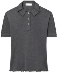 Tory Burch - Oversized Silk Polo - Lyst