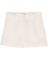 Barena - Dori Canne Linen Shorts - Lyst