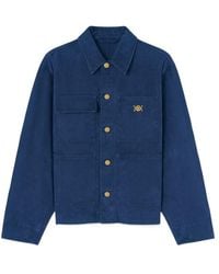 Versace - Overdyed Carpenter Denim Jacket - Lyst