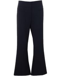 Courreges - Courrèges Heritage Cropped Bootcut Pants - Lyst