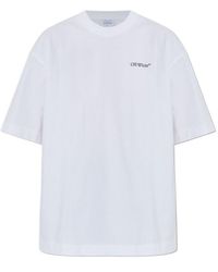 Off-White c/o Virgil Abloh - Half Arrow Skate Logo T-Shirt - Lyst