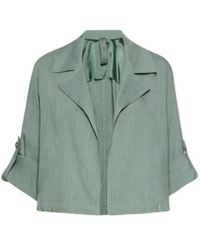 Marella - Stretch Viscose And Linen Jacket - Lyst