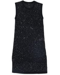 Fabiana Filippi - Embellished Sleeveless Mini Dress - Lyst