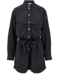 Isabel Marant - Single-Breasted Jumpsuit - Lyst