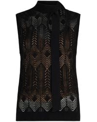 Liu Jo - Bow Detail Knitted Top - Lyst