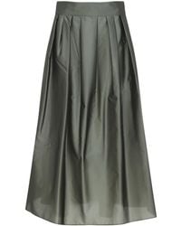 Max Mara - 'S Effett Pleated Midi Skirt - Lyst