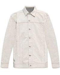 Rick Owens - Strap-Detailed Buttoned Lightweight Jacket - Lyst