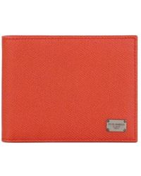 Dolce & Gabbana - Logo Details Wallet - Lyst