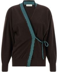 Dries Van Noten - Long-Sleeve Open-Front Cardigan - Lyst