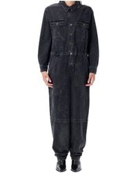 Isabel Marant - Buttoned Flap-Pocket Jumpsuit - Lyst
