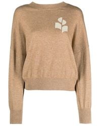 Isabel Marant - Round Neck Long-Sleeved Sweater - Lyst