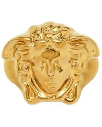 Versace - La Medusa Head Ring - Lyst
