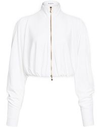 Alaïa - High-Neck Casual Jacket - Lyst