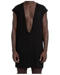 Rick Owens - Dylan Sleeveless V-Neck T-Shirt - Lyst