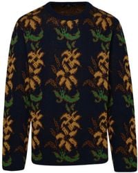 Etro - Floral Intarsia Knitted Crewneck Jumper - Lyst