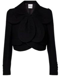 Comme des Garçons - Cropped Wool Jacket - Lyst