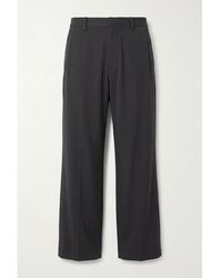 Gucci - Silk Satin Georgette Pants - Lyst