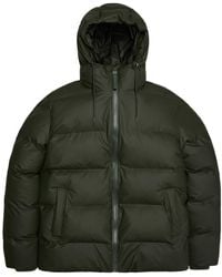 Rains - Hooded Down Jacket - Lyst