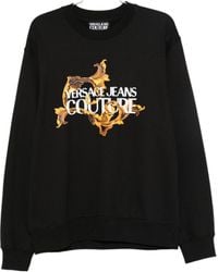 Versace Jeans Couture - Couture Logo Printed Crewneck Sweatshirt - Lyst