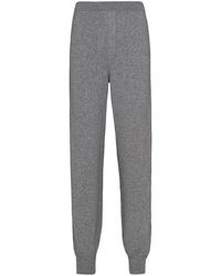 Prada - Knitted Track Pants - Lyst