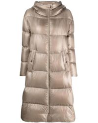 Herno - Padded Zip-Up Long Coat - Lyst