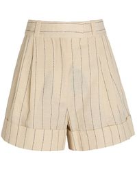 Rag & Bone - Neila Pinstriped Woven Shorts - Lyst