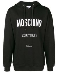 Moschino - Logo Hooded Sweater - Lyst