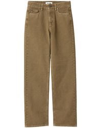 Miu Miu - Garment-Dyed Gabardine Pants - Lyst