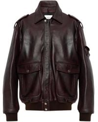 Coperni - Leather Epaulette-Detail Jacket - Lyst