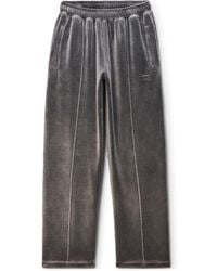 Alexander Wang - T By Terry Oversized Mid-Rise Belted Sweatpants - Lyst
