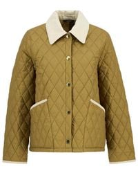Barbour - Liddesdale Jacket With Corduroy Collar - Lyst