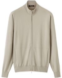 Loro Piana - Long-Sleeve Zip-Up Cardigan - Lyst
