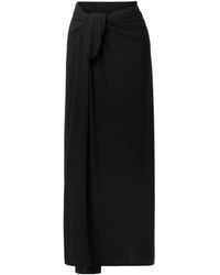 Norma Kamali - Simple And Casual Wrap Dress - Lyst