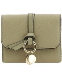 Chloé - Small Alphabet Tri-Fold Wallet - Lyst
