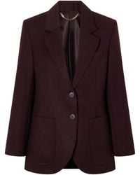 Victoria Beckham - Single-Breasted Wool-Blend Blazer - Lyst