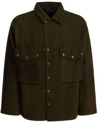 Needles - Buttoned Overshirt Jacket - Lyst